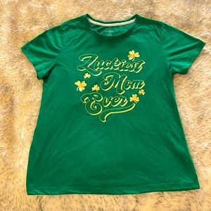 🍀Luckiest Mom Ever Tee